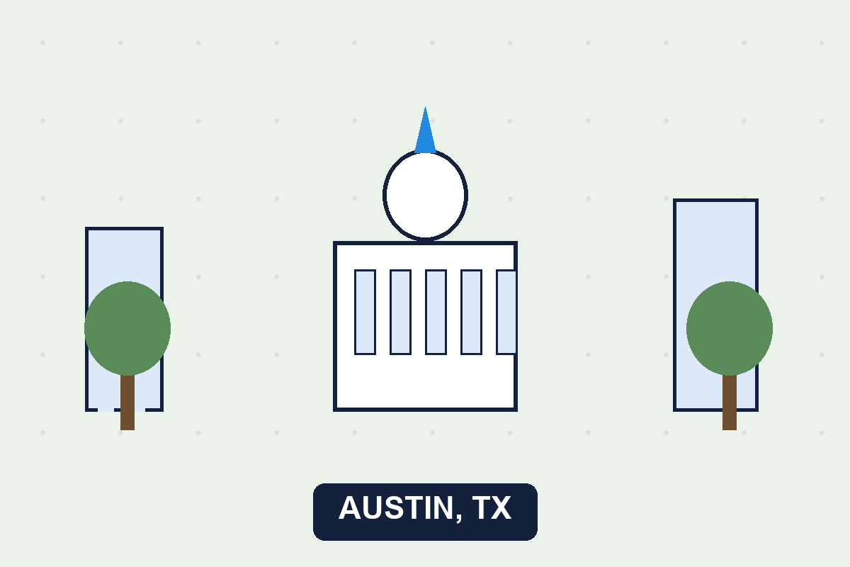 Pest control Austin TX illustration
