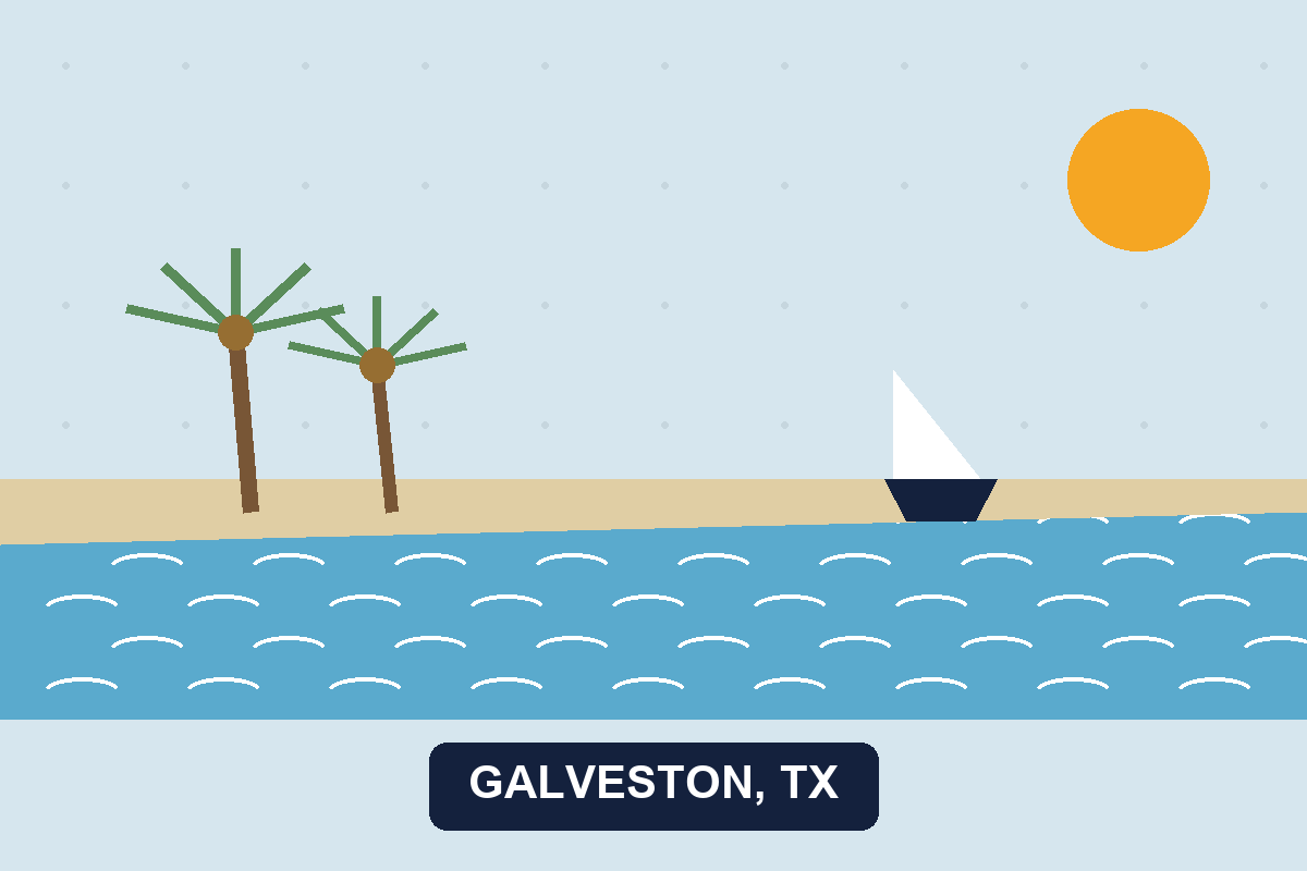 Pest control Galveston TX illustration