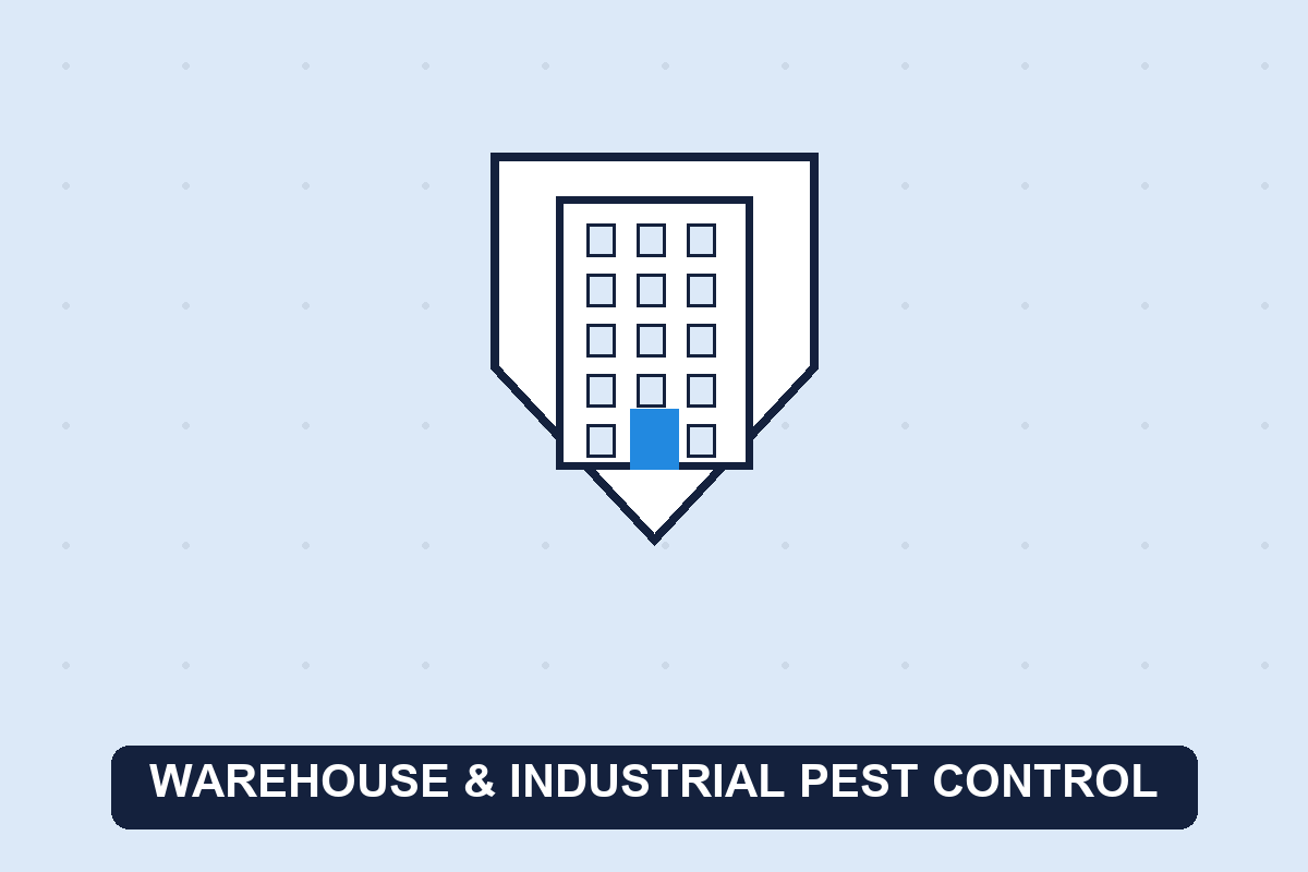 warehouse pest control illustration