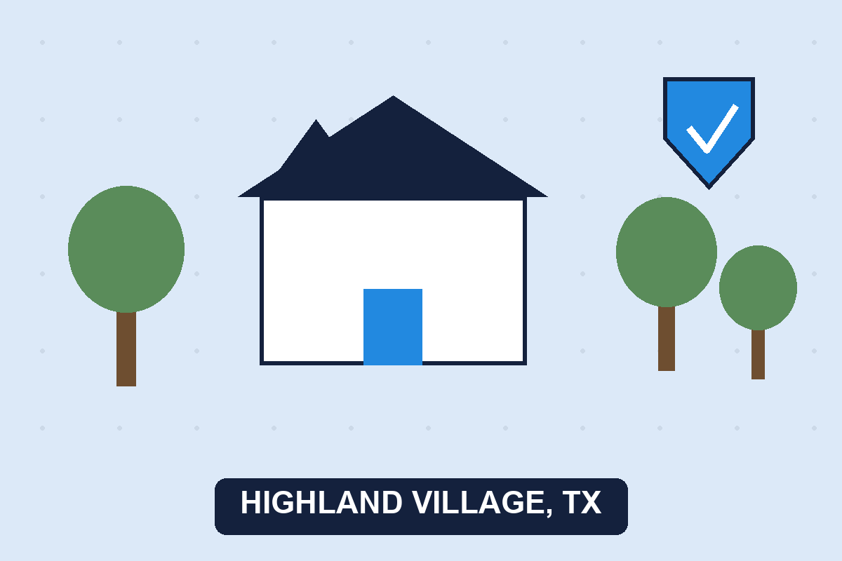 Pest control Highland Village TX illustration