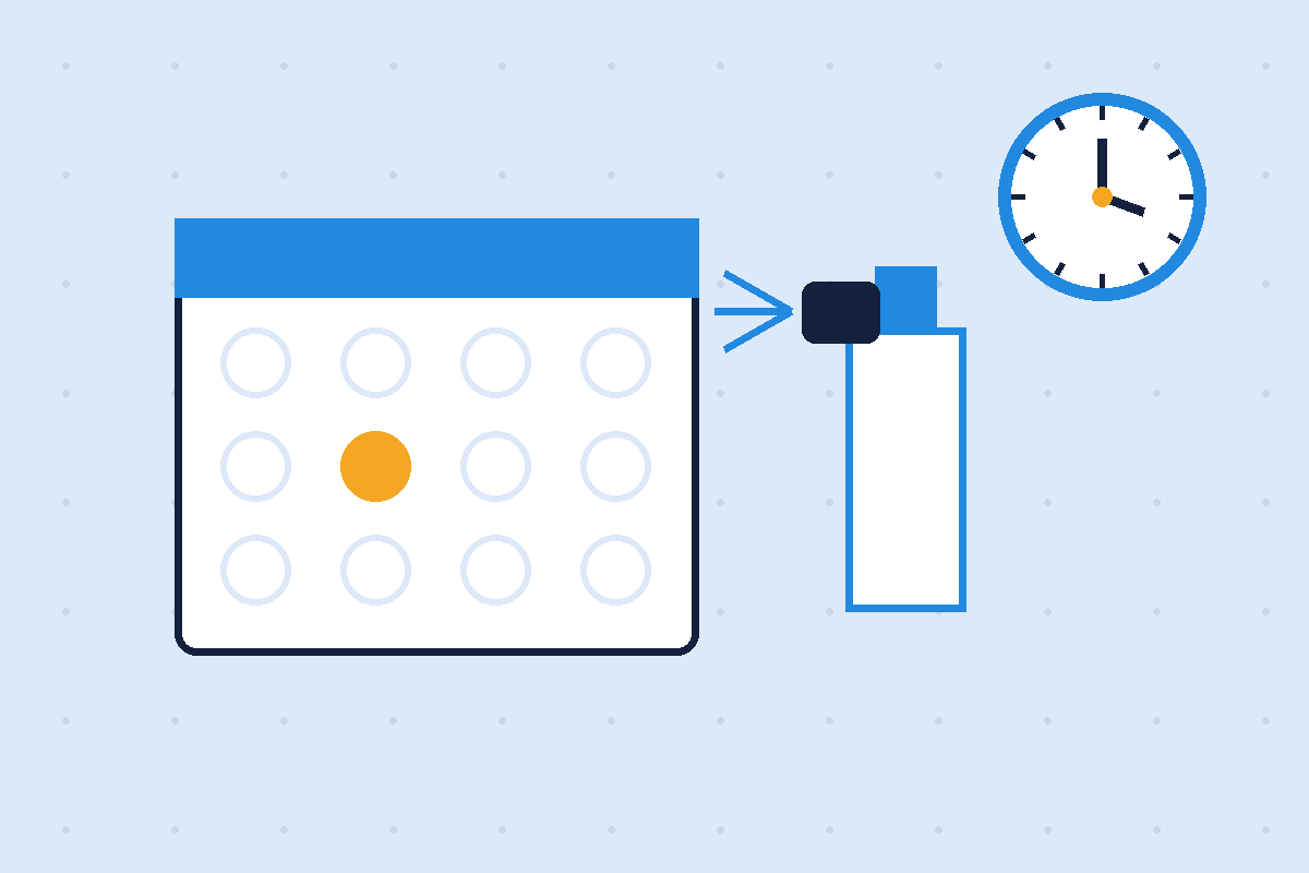 How often should you get pest control illustration of a seasonal service calendar