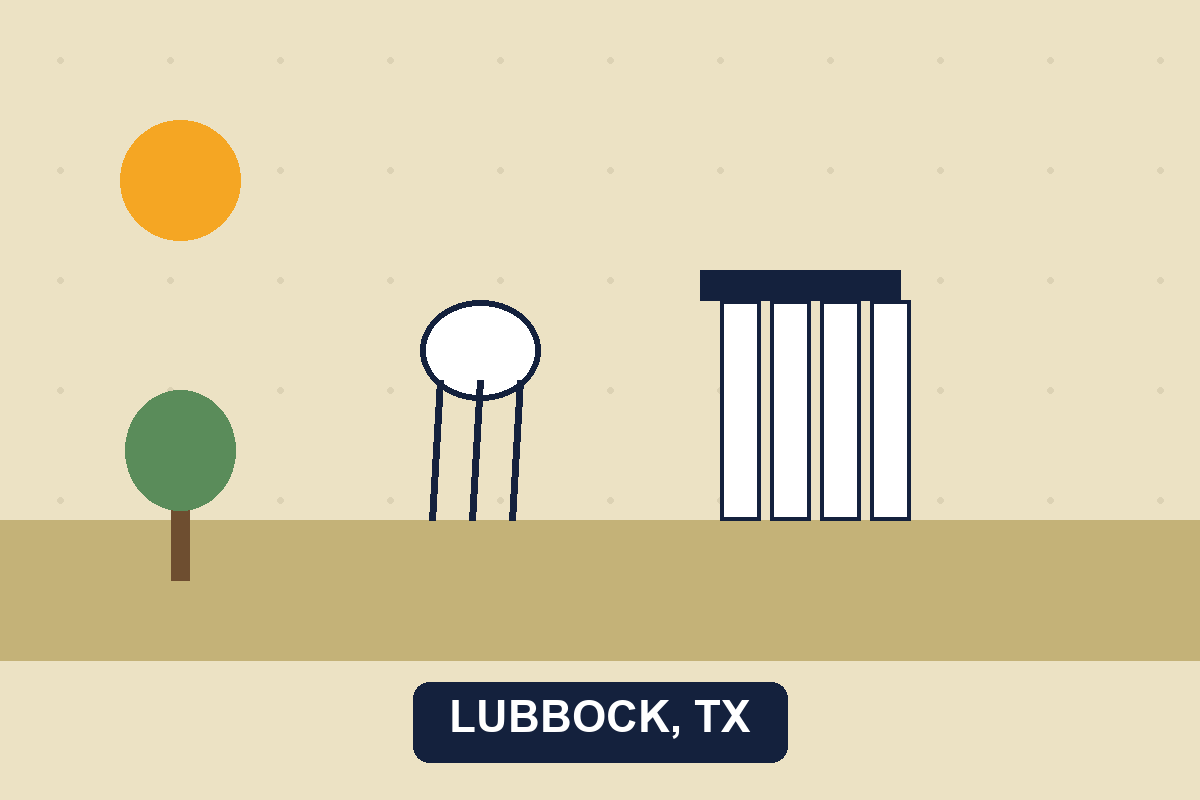 Pest control Lubbock TX illustration