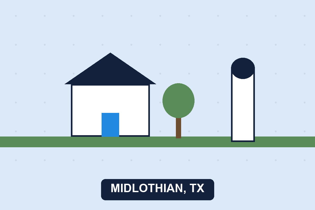 Pest control Midlothian TX illustration