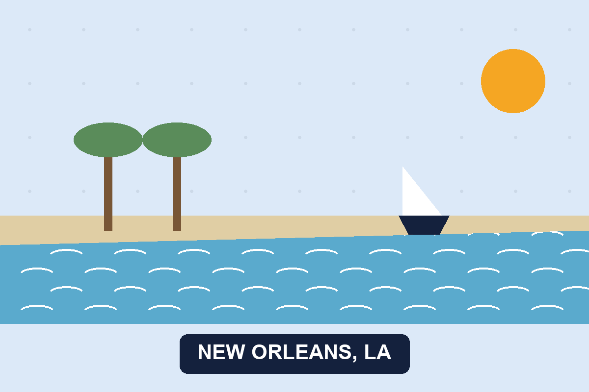 Pest control New Orleans LA illustration