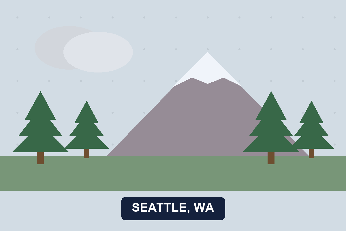 Pest control Seattle WA illustration