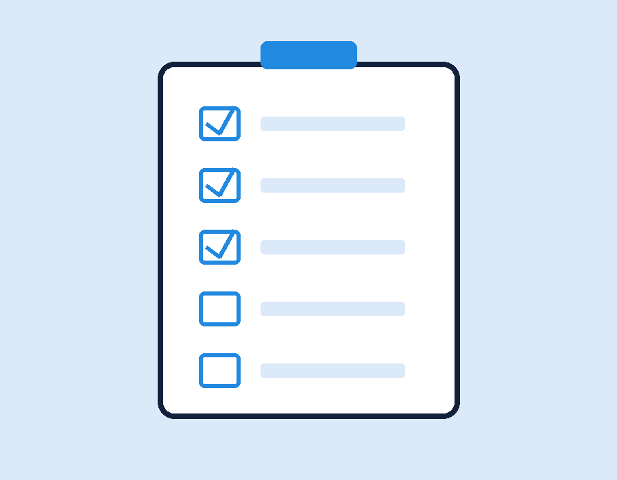 Our approach to pest control Dallas checklist illustration