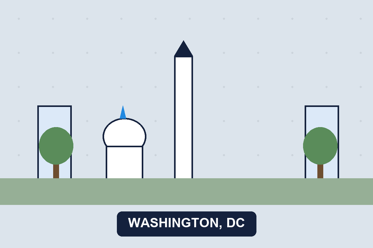 Pest control Washington DC illustration